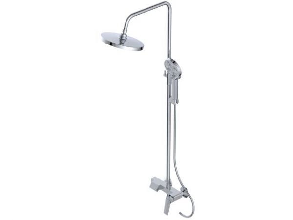 Душевая система (Lt) D35, серия WIN AV Engineering(Короткий излив, длина 114 мм, лейка и шланг в комплекте, монолитный)