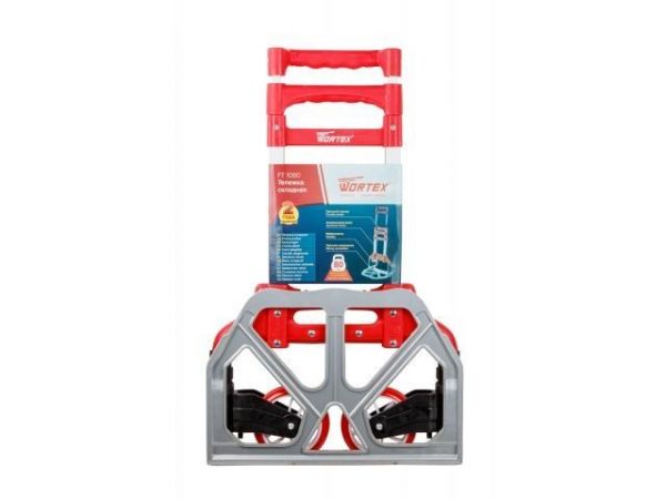 Тележка складная WORTEX FT 1080 макс. нагрузка 80 кг.(1000x400x390 мм, складная конструкция, основание 390 мм)