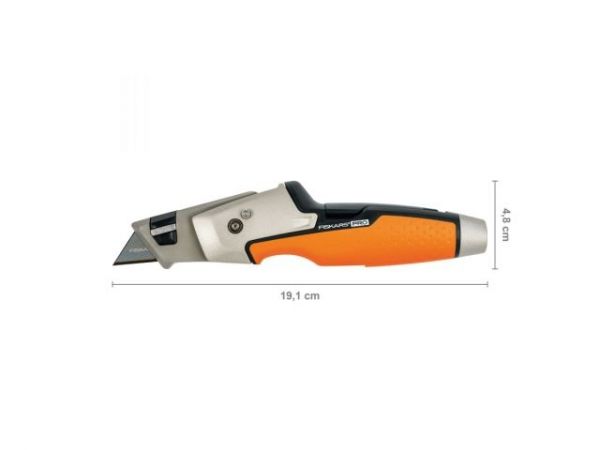 Нож малярный со сменным лезвием CarbonMax  FISKARS