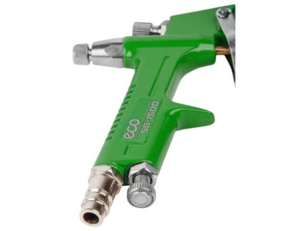 Краскораспылитель ECO SG-1500 (сопло ф 1.0 мм)(HVLP, сопло ф 1.0 мм, поворотн. бак 200 мл)