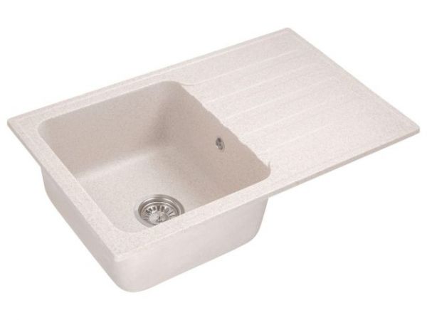 Мойка кухонная из искусственного камня ART песочный 770х475 мм, AV Engineering