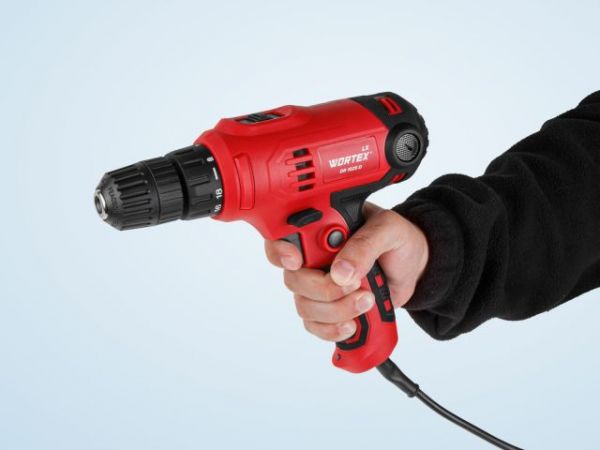 Дрель-шуруповерт WORTEX LX DR 1025 D в кор. 400 Вт, 30 Нм, 2 скор., БЗП 0.8-10 мм, 4 м шнур(400 Вт, 30 Нм, БЗП 0.8-10 мм, 4 м шнур)