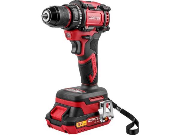 Дрель-шуруповерт WORTEX BD 2025 DLi в чем. ALL1 XLT БЕСЩЕТ, 18 В, 50 Н*м, 2х2 А*ч, БЗП 10 мм(шурупы до 9 мм, защита от перегрузки и перегрева, импульсная функция)