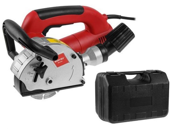 Штроборез WORTEX WM 1230 в кор. 1320 Вт, 125 мм, глубина до 30 мм, конст. эл., плав. пуск. (вес 4 кг, защита от перегрева и перегрузки)