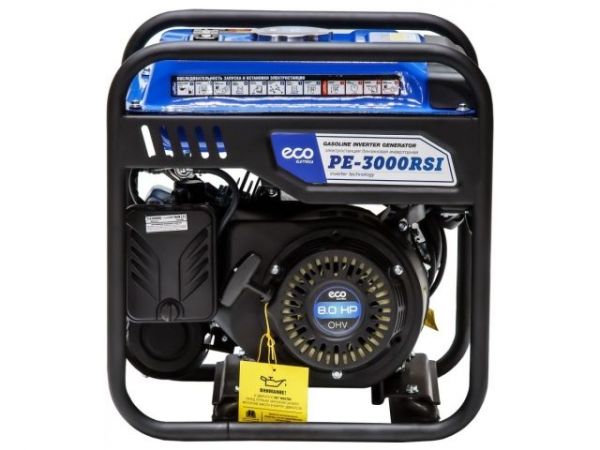 Электростанция (генератор инверторный бензиновый) ECO PE-3000RSI(инверторный, 3.0 кВт, 230 В, бак 7.0 л, вес 28 кг)
