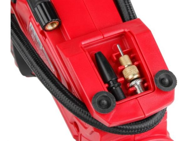 Компрессор WORTEX CTI 1811 в кор. ALL1 XLT SET 18 В, 11 бар, 12 л/мин, 1х2 А*ч, зу(18В/ 160 PSI / 11 бар / 1100 кПа, цифровой манометр, 600 мм шланг, подсветка)