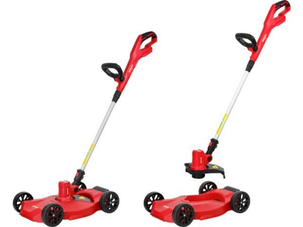 Триммер WORTEX TB 2818 ALL1 XLT SOLO 18В, шир.скаш.300 мм, авт.подача лески, леска 1.6 мм(БЕЗ АКБ И ЗУ, с тележкой, поворотная голова, поворотная телескоп.штанга)