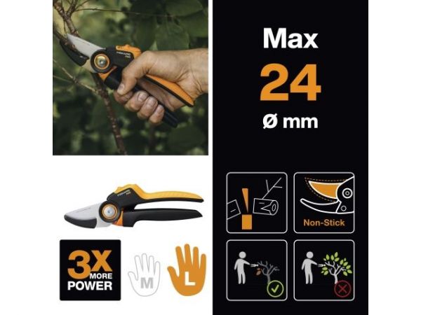 Секатор контактный FISKARS Xseries PowerGear L P941