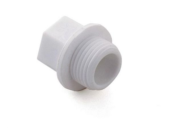 Заглушка резьбовая ПП 3/4' PN25, бел. РТП