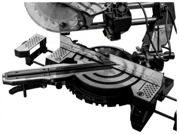 Торцовочная пила WORTEX MS 2116-1 LM в кор. 1800 Вт, 210 мм, глуб. до 65 мм, шир. до 300 мм, лазер(Консольный тип протяжки)