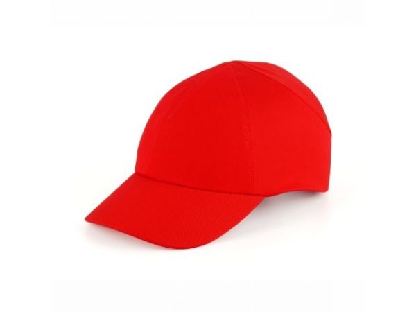 Каскетка защитная RZ FavoriT CAP (укороч. козырек) красная(козырек 55мм)