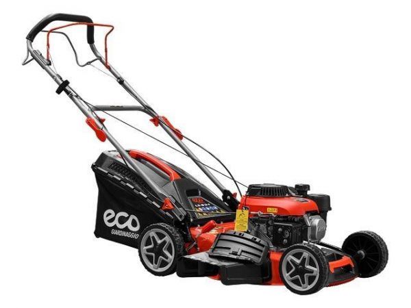 Газонокосилка бензиновая ECO LG-634 самоходная(4.0 л.с., шир. 46 см, самоходная, мульчир., стальн.корпус, травосборник 50 л)