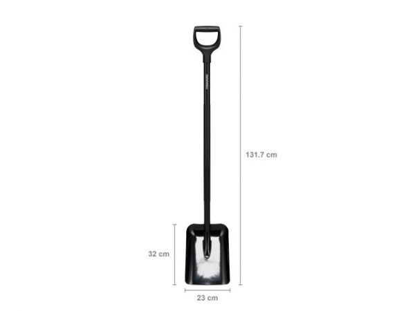 Лопата совковая Ergonomic Pro FISKARS(черная)