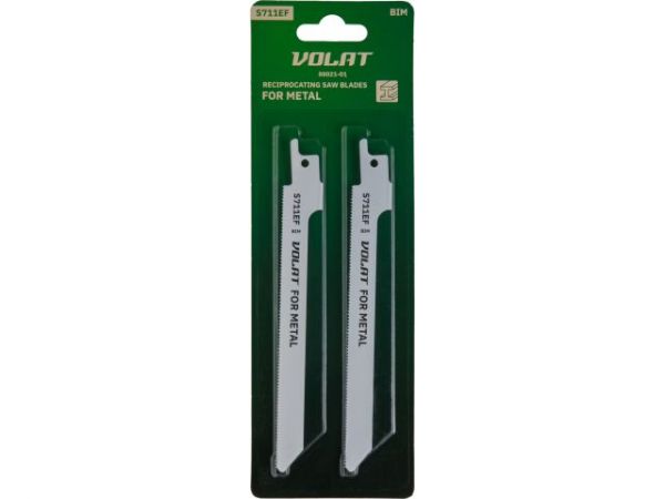 Пилка сабельная по металлу S711EF (2 шт.) ВОЛАТ(150мм, полотно для сабельной пилы, пропил криволинейный, для листового металла)