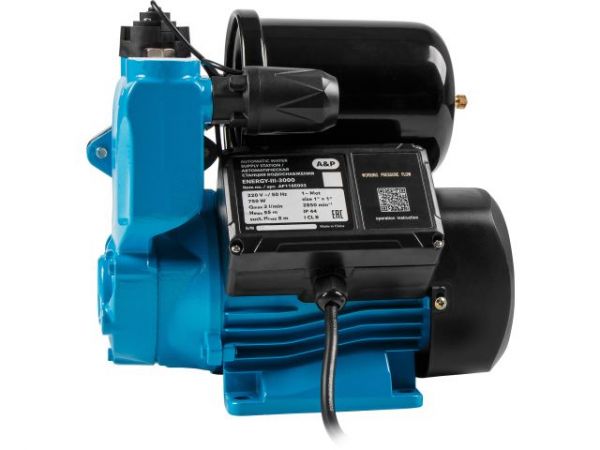 Станция водоснабжения автоматическая ENERGY-III-2200, A&P(370 Вт, 2200 л/ч, 35 м, корпус чугун, для водоснабжения)