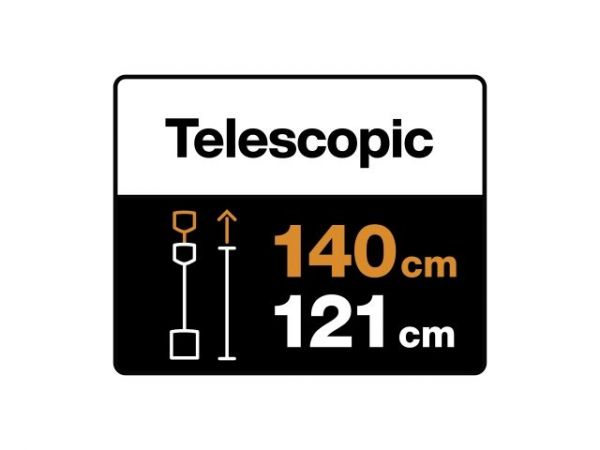 Лопата совковая телескопическая Xact FISKARS(возможные длины: 120,8-140 см)