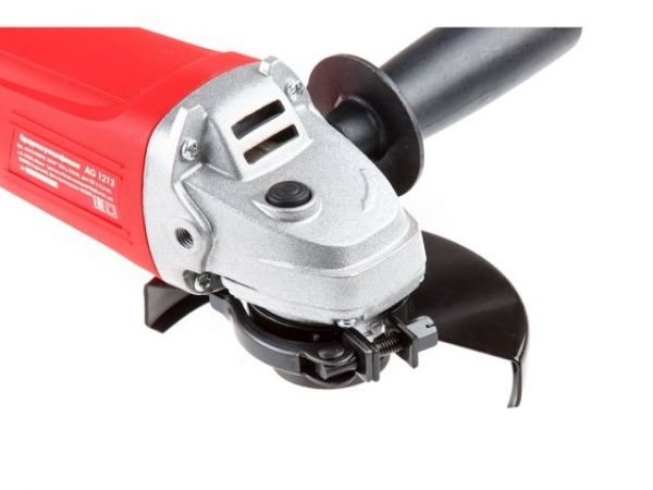 Одноручная углошлифмашина WORTEX AG 1213 в кор. 1250 Вт, 125 мм, 0-11000 об/мин(рег. об., пылезащита двигателя и подшипника, удлинённая рукоятка)
