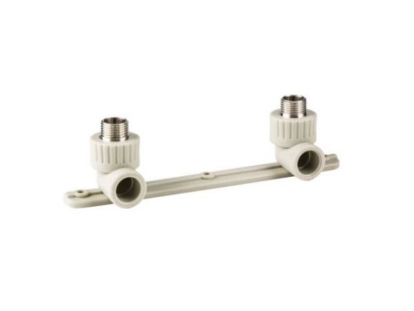 Колено ПП комб.под смеситель нар. 20х1/2', сер. РТП(Угольник)