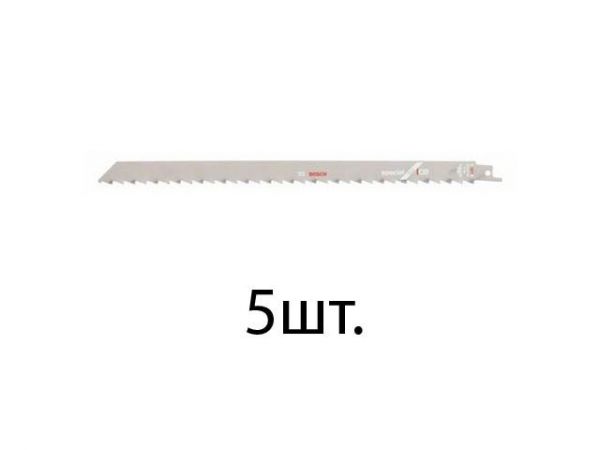 Пилка сабельная по заморож. матер. S1211K (5 шт.) BOSCH(пропил прямой, тонкий, быстрый рез)