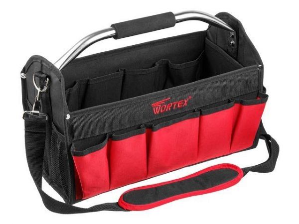Сумка для инструмента WORTEX WB 4040 нейлон, 420x230x370 мм, вес до 20 кг(Общее кол-во отсеков: 23)