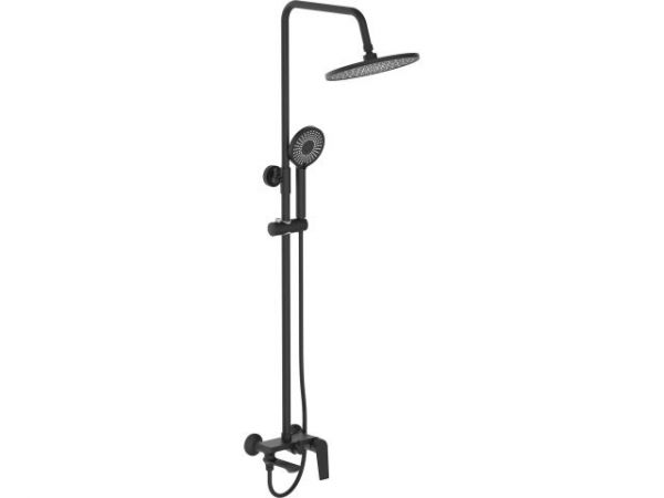 Душевая система D35-A черный, серия 800 ECONOCE(Нет излива. Эксцентриков нет, лейка и шланг в комплекте)