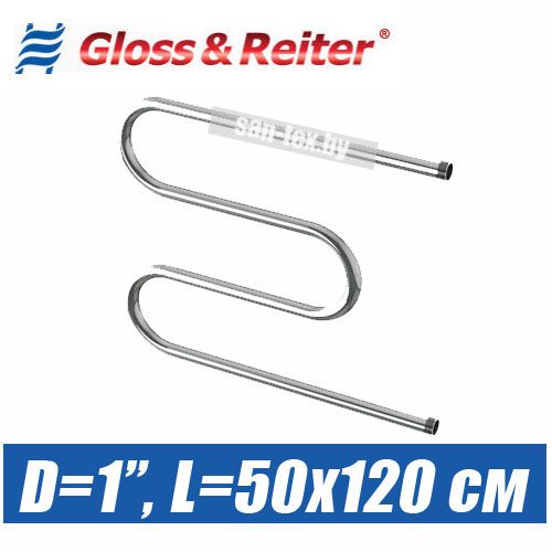 Полотенцесушитель водяной М-образный М. 50х120 (1")