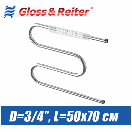 Полотенцесушитель водяной М-образный М. 50х70 (3/4")