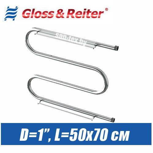 Полотенцесушитель водяной М-образный М.1. 50х70 (1")