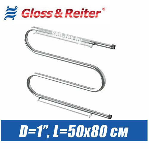 Полотенцесушитель водяной М-образный М.1. 50х80 (1")