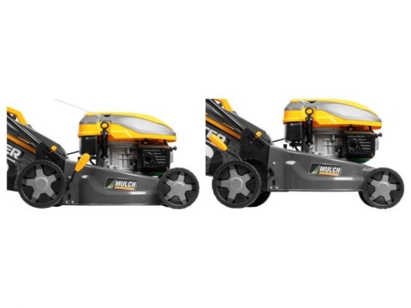 Газонокосилка бензиновая GUNTER LMB-420(4.0 л.с., шир. 42 см, ручной привод, стальн. корпус, травосборник 40 л)