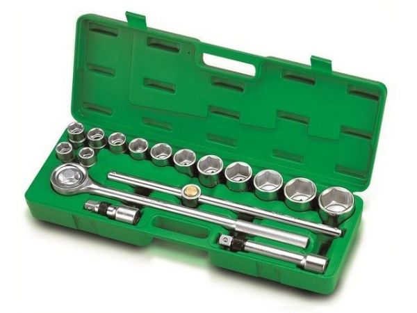 Набор головок 3/4' 19-50мм 17предм. 6гр. TOPTUL