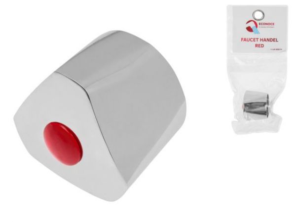 Маховик для вентильного смесителя, серия 7, красная(Маховик 'Горячая вода')