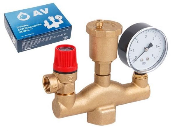 Группа безопасности котла 1', AV Engineering