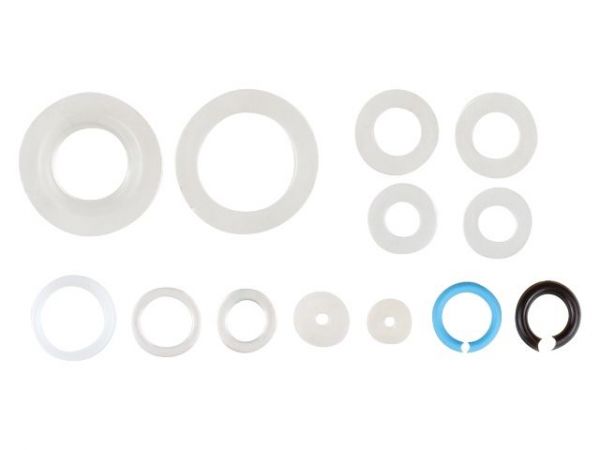 Комплект 'Сантехник №2' (плоские и формованные прокл. силикон)(Набор сантехнических прокладок и колец.)