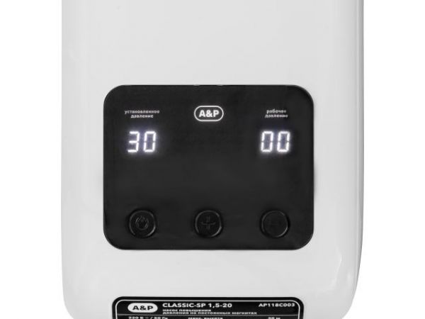 Станция водоснабжения автоматическая CLASSIC-SP 1,5-20, A&P(300 Вт, 4000 л/ч, 30 м, для повышения давления/водоснабжения)