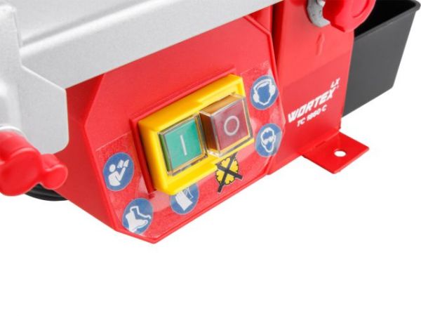 Плиткорез электрический WORTEX LX TC 1860 C в кор. 600 Вт,180 мм, 2800 об. мин., глубина до 34 мм(стол 330x360 мм, водная система охлаждения)