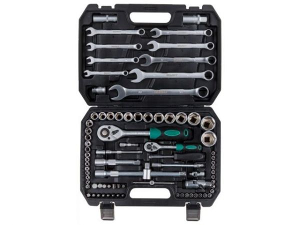 Набор головок и ключей 82пр. ВОЛАТ(1/4', 1/2', 6 граней)