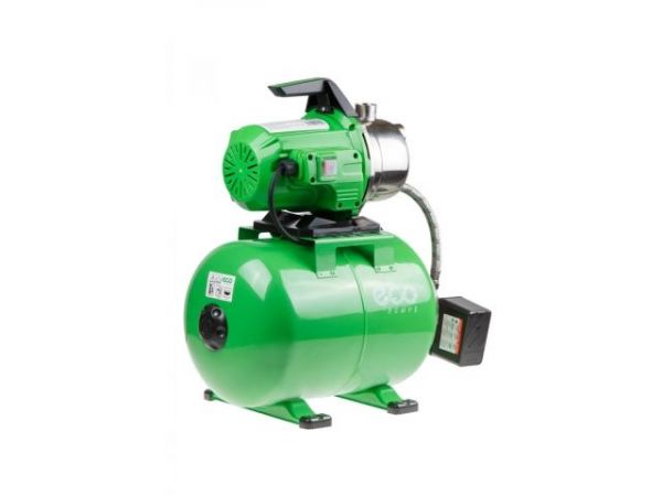 Станция водоснабжения автоматическая ECO GFI-1203(1200 Вт, 3600 л/ч, 48 м, 4,8 бар макс, корпус бака сталь, корпус насоса нерж. сталь,, бак 24л.)