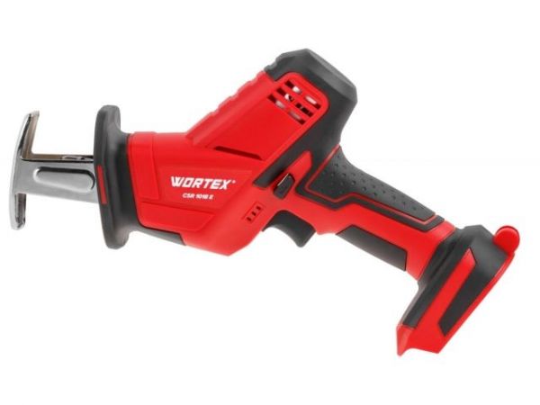 Сабельная пила WORTEX CSR 1018 E в чем. ALL1 XLT SET 18В, 1 акк., 2 Ач, дер. 100 мм(18 В, С АКБ (2.0 А/ч) И З/У, дерево до 100 мм, металл до 6 мм, пластик до 40 мм)