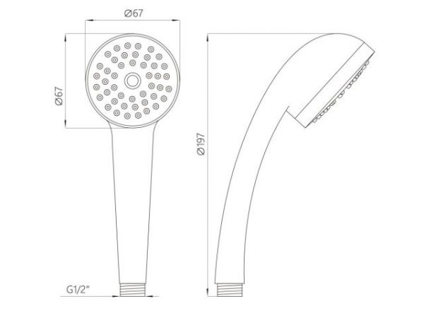 Душевая стойка AVSSS-028 AV Engineering(Высота 600 мм)