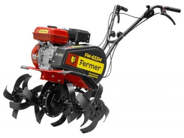 Культиватор бензиновый FERMER FM-633M(7.5 л.с., шир. 85 см, без ВОМ, передач 1+1)