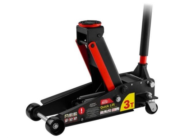 Домкрат подкатной 3т быстрый подъем 130-465мм STARTUL AUTO (ST8013-03)(h min 130мм, h max 465мм, Quick LIFT)