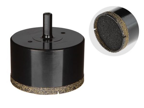 Коронка алмазная d 82мм керамогранит GEPARD (GP2077-82)(сверло алмазное трубчатое по керамограниту)