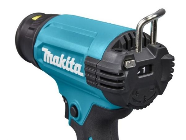 Термовоздуходувка Makita LXT 18В в кейсе(18В, 550 град, 2 скорости,6 режимов, кейс MakPac ,насадки 5.0Ач х1,з/у)