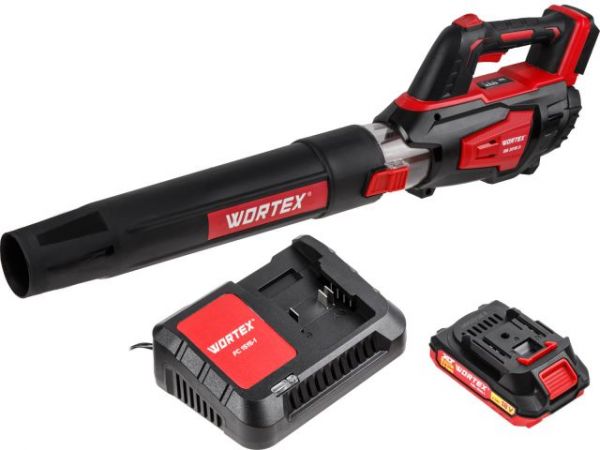 Воздуходувка WORTEX BB 2018 D ALL1 XLT SET 18 В, 2 Ач акб, макс.объём 570 м куб/ч