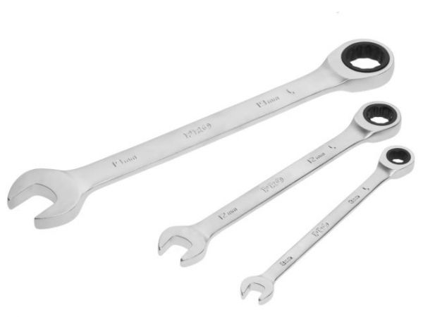 Набор ключей комбинир. 8-19мм 8шт трещоточных PRO STARTUL (PRO-7108)(сатинированное покрытие, 72 зуба)