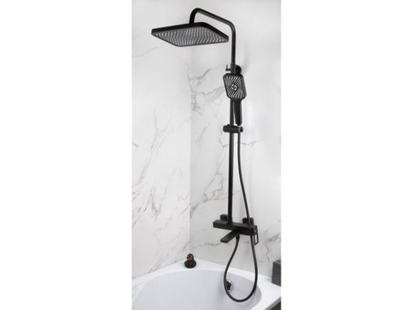 Душевая система (тип I) черный, серия 810 ECONOCE(Нет излива, лейка и шланг в комплекте)