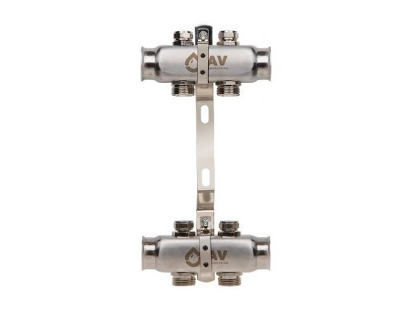 Коллекторная группа AVE162, 2 вых. AV Engineering(PRO серия Для отопления (радиаторы))