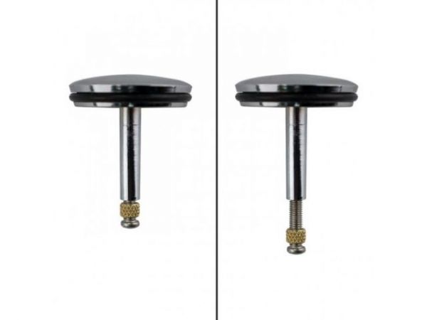 Сифон для ванны автомат U-образный с выпуском и переливом (Lt), с гибкой трубой 40х40/50, BAKIMAY