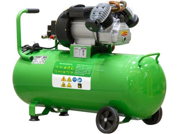 Компрессор ECO AE-1005-3 коаксиальный(440 л/мин, 8 атм, коаксиальный, масляный, ресив. 100 л, 220 В, 2.20 кВт)